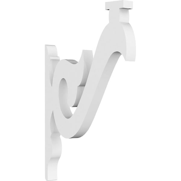 Ekena Millwork Florence Architectural Grade PVC Bracket, 5/8"W X 5"D X 8"H BKTP01X05X08FL - main